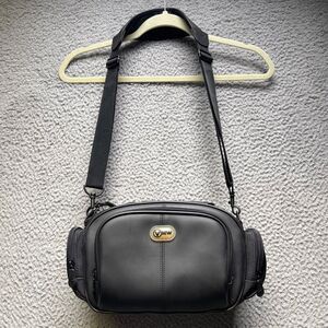 View Camera Bag Black Shoulder Strap Adjustable Compartments